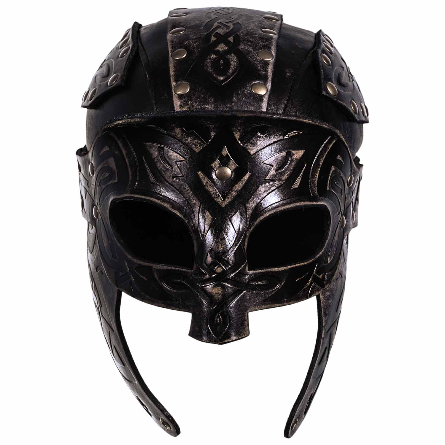 black vikings helmet