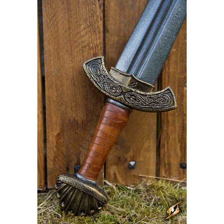 Hand forged Historical Viking Sword for Tactical Hunting-Ready to Use Ready  Knife with Leather Sheath-Best Gamers Viking Gift for Men : r/SWORDS