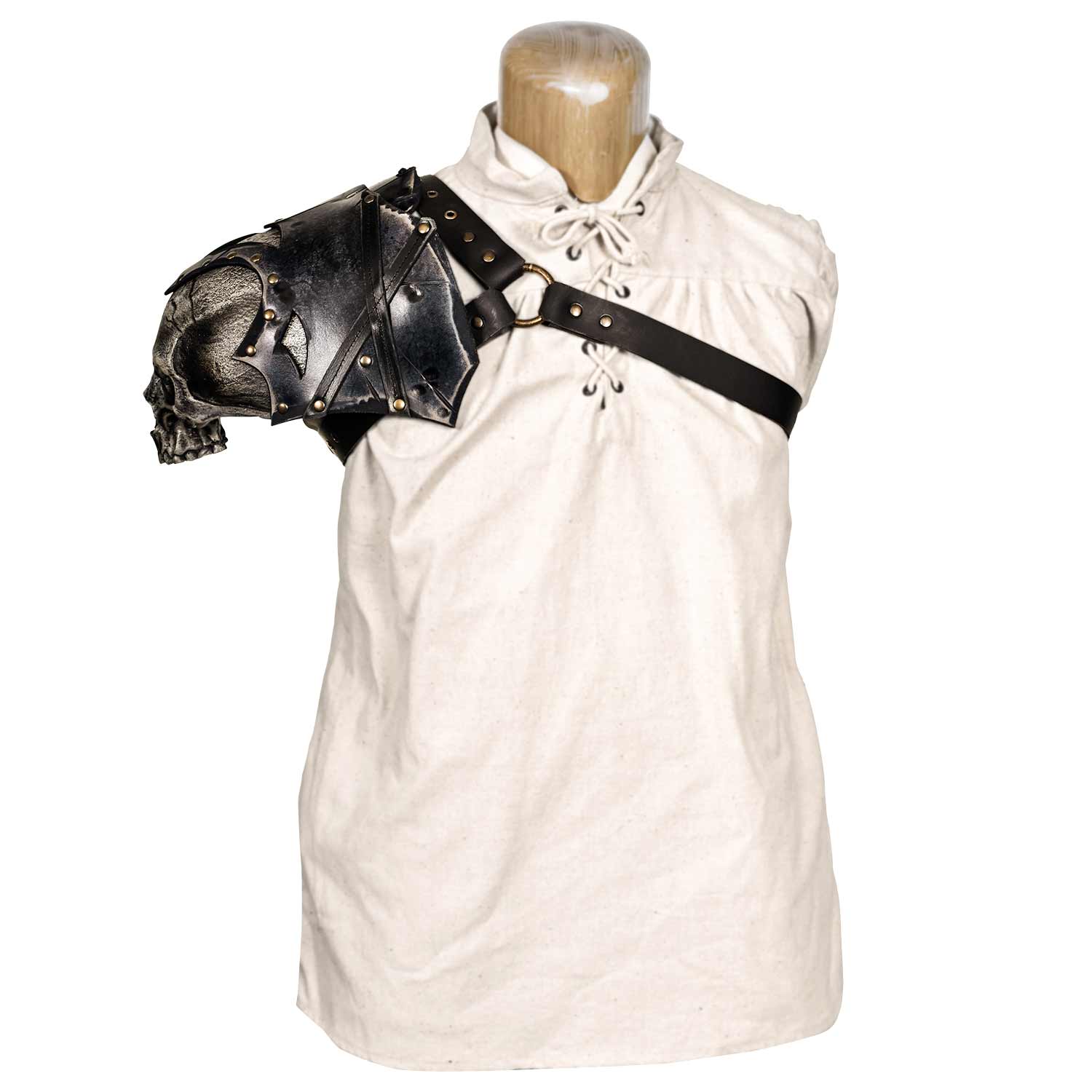 Hubris Off-The-Shoulder Leather Harness