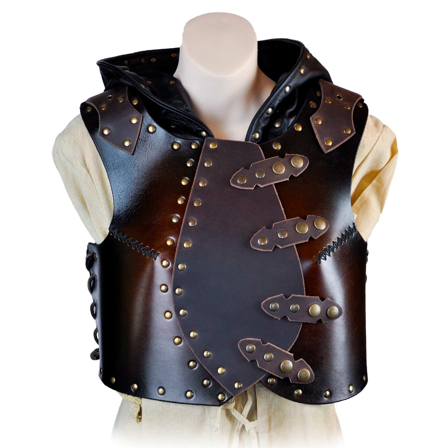 Outlaw Corset - Medieval Leather Armor for Fantasy LARP – Les Artisans  d'Azure