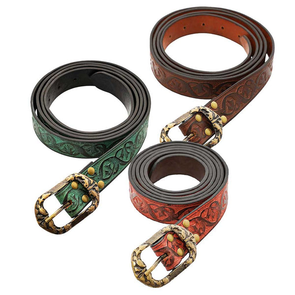fantasy-embossed-leather-belt-  display picture 3