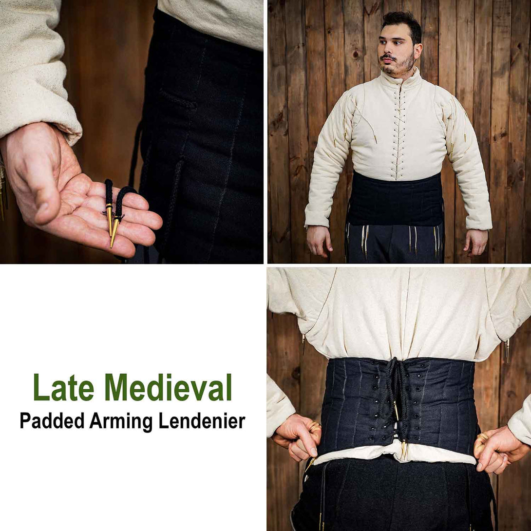 Armor Support Medieval Padded Arming Belt - Comfortable Leg Armour Support ...