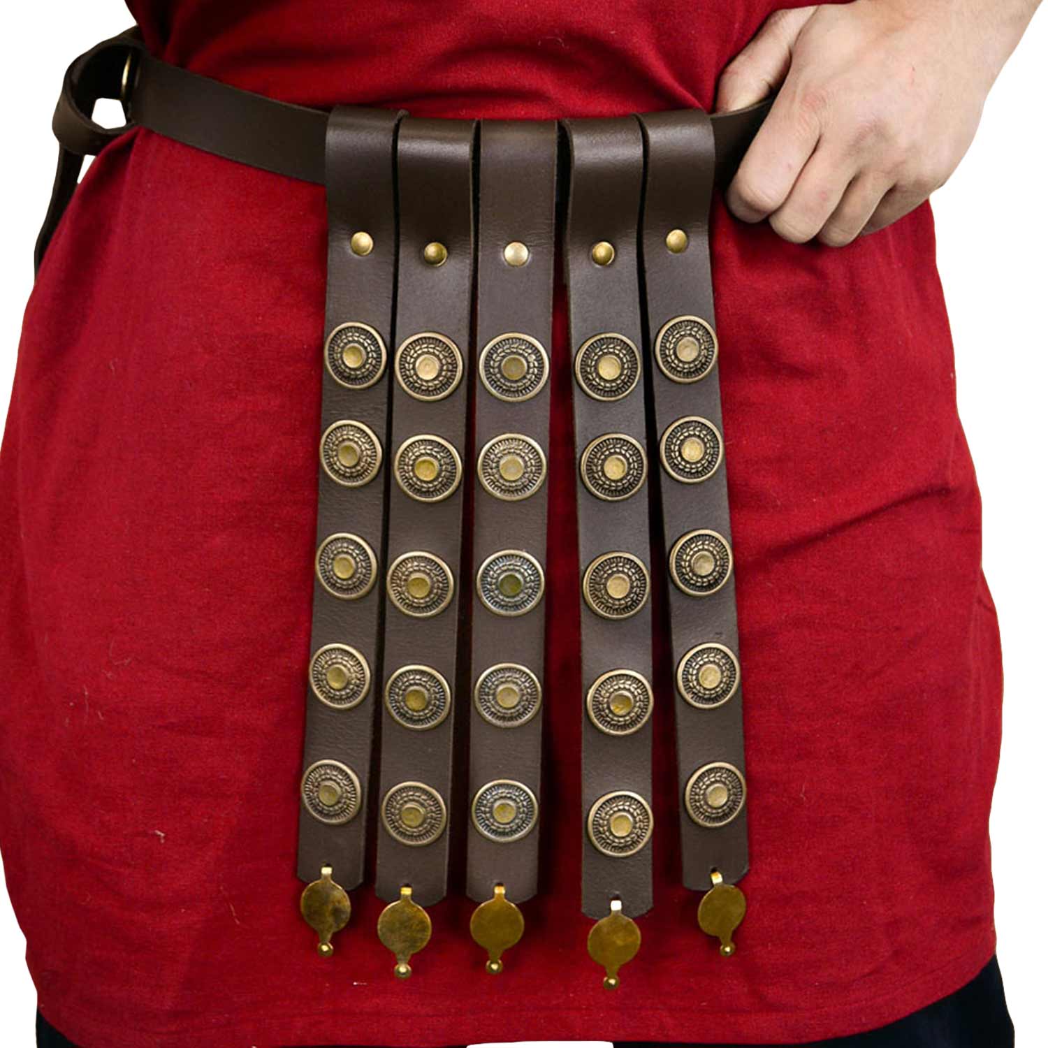 Roman Cingulum Militare Belt Brass Leather Replica Calimacil Roman Cingulum Militare Belt Brass Leather Replica Calimacil