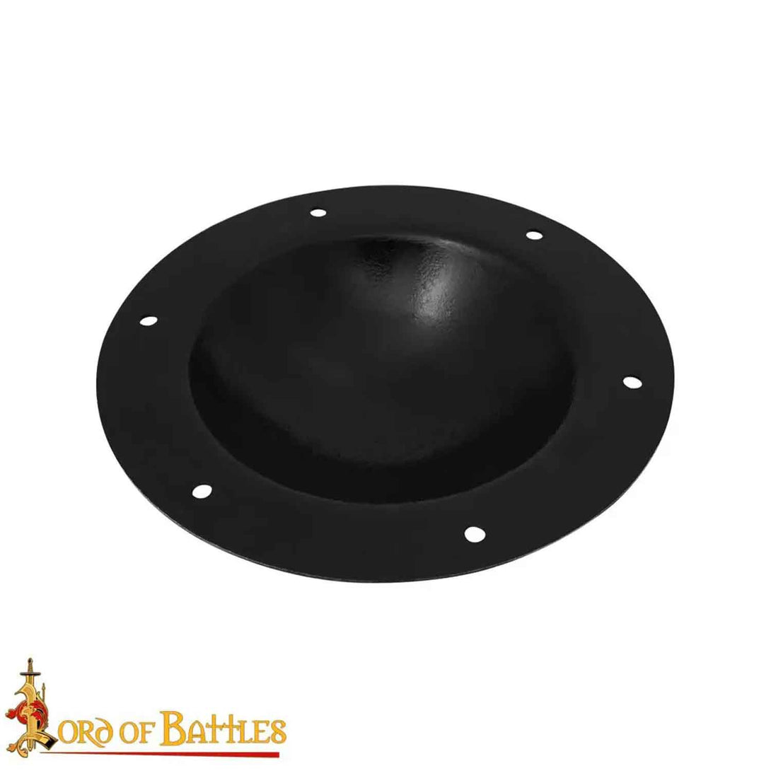 Medieval Round Shield Boss – Polished or Black Steel Umbo – Calimacil
