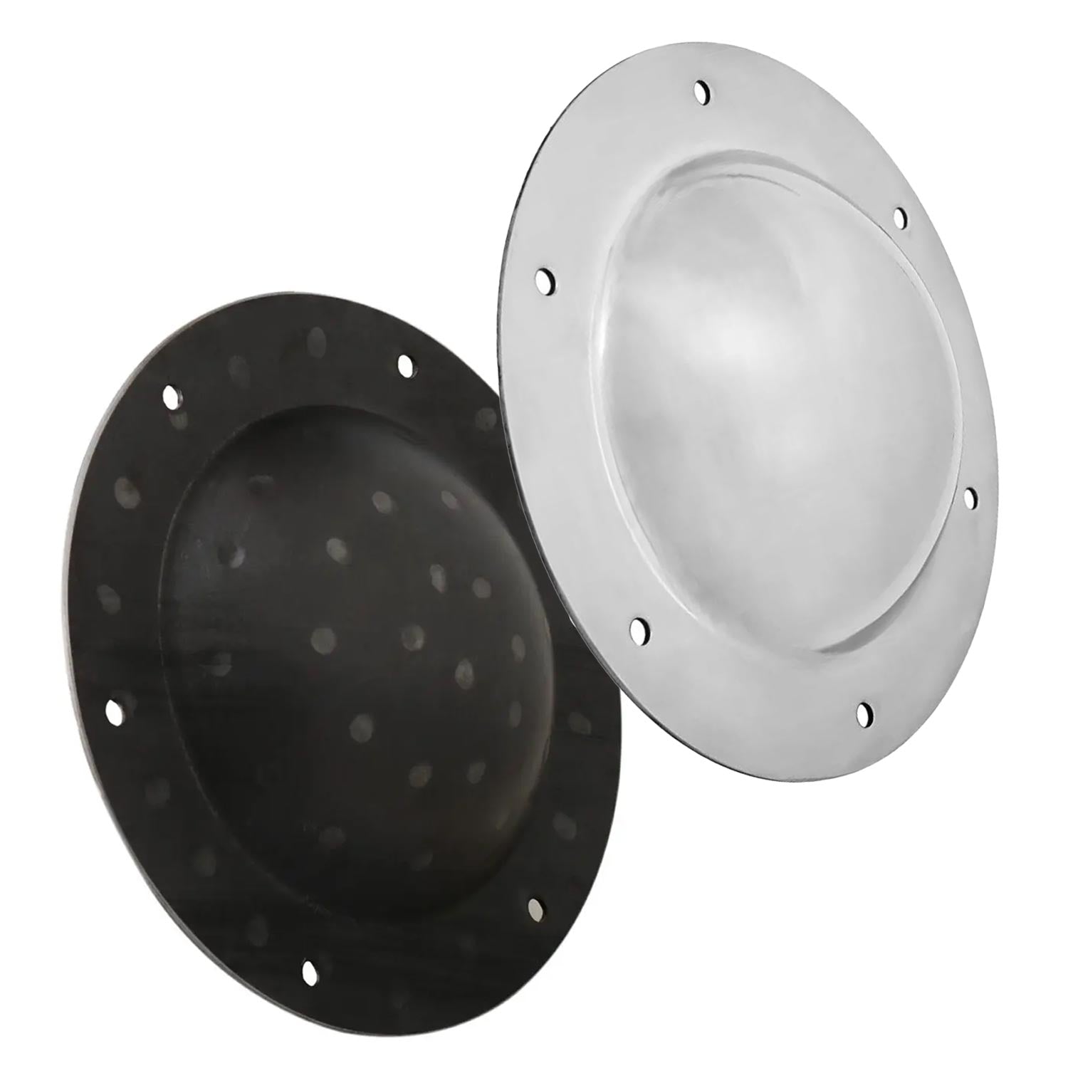 Medieval Round Shield Boss – Polished or Black Steel Umbo – Calimacil