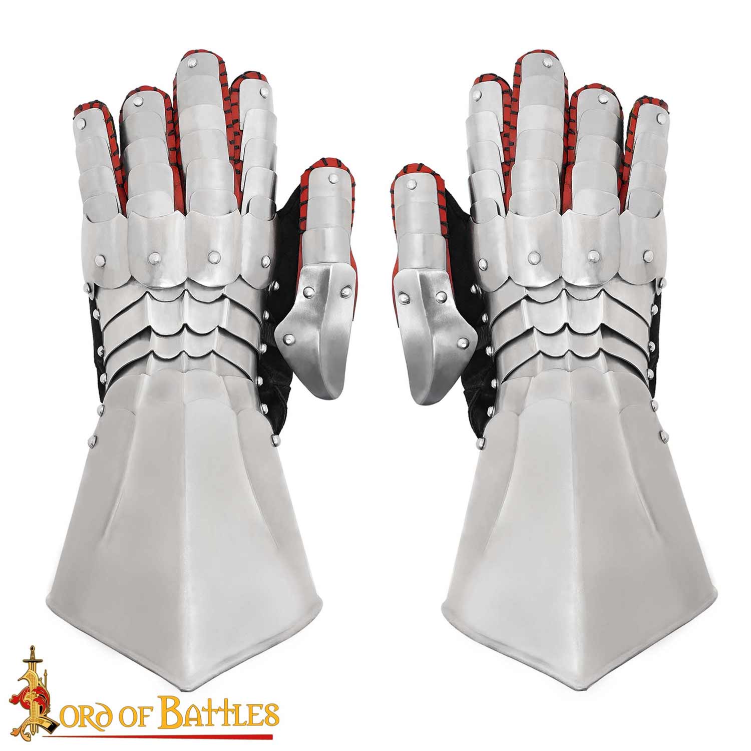 Steel Cavalry Gauntlets – Renaissance Armor Gloves for LARP ...
