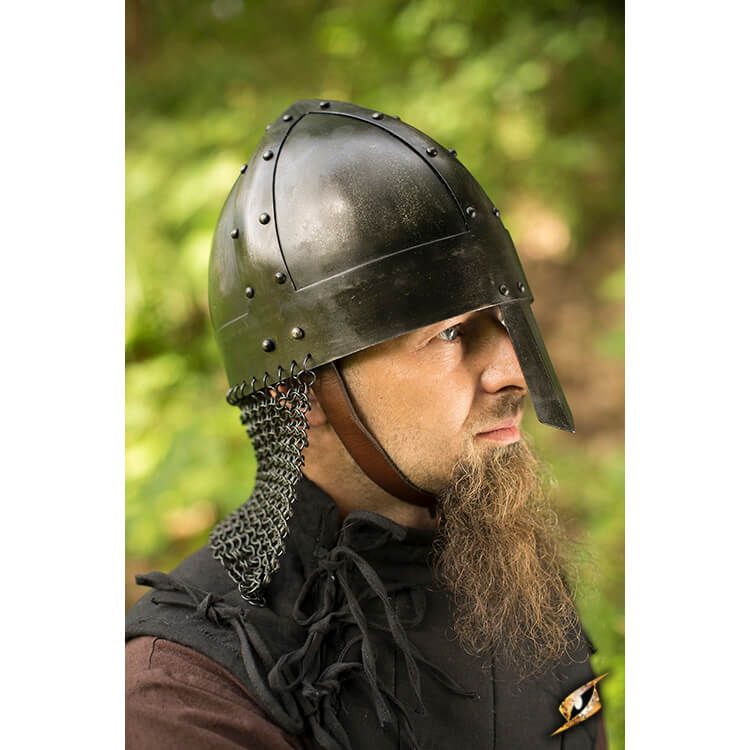 Helmet high quality Ribbed Norman reenactment viking slovian