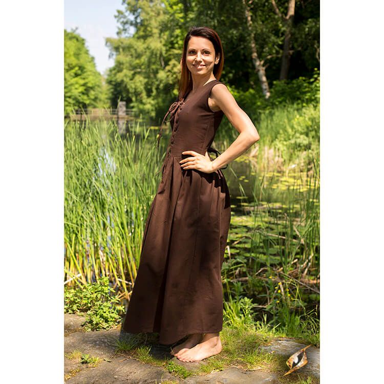 Peasant Dress Desert Beige / X-Large Peasant Dress Desert Beige / X-Large
