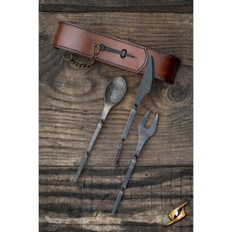 Cutlery W. Leather Hanger