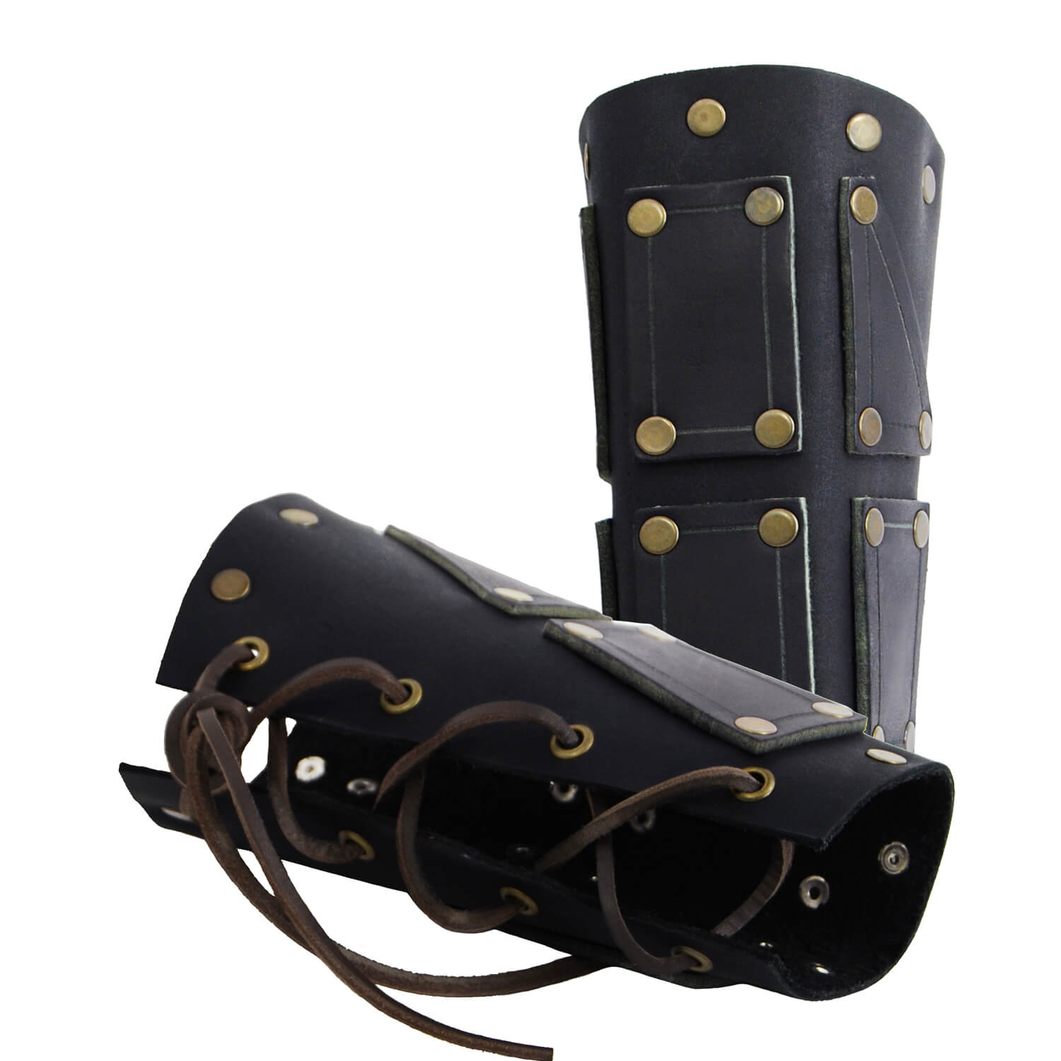 Ashen Viking Bracers with Mitons - Leather Armor for LARP – Les Artisans  d'Azure