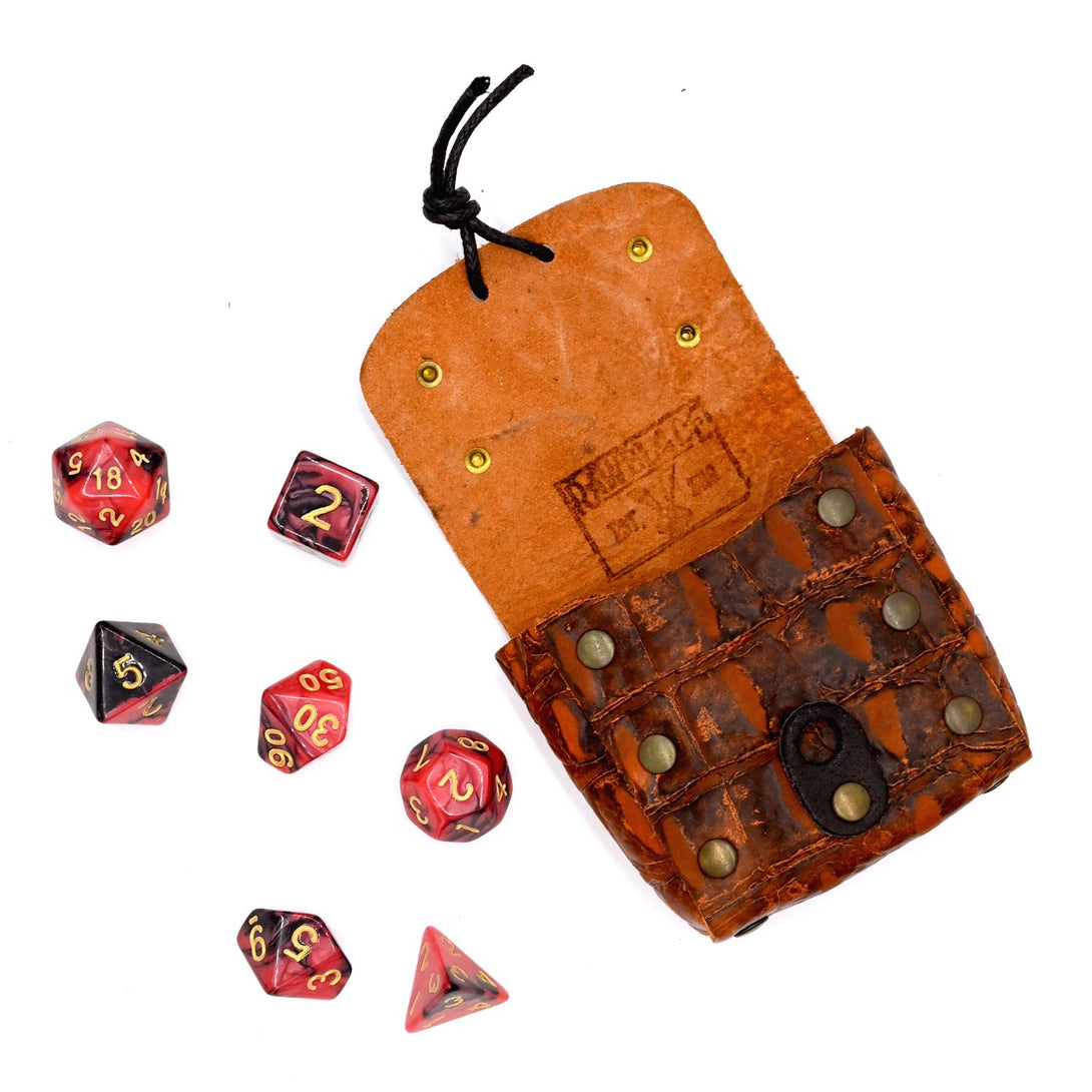 Medieval Coin Pouch, Dnd Dice Bag, LARP Leather Drawstring Bag /F/ AB -   Canada