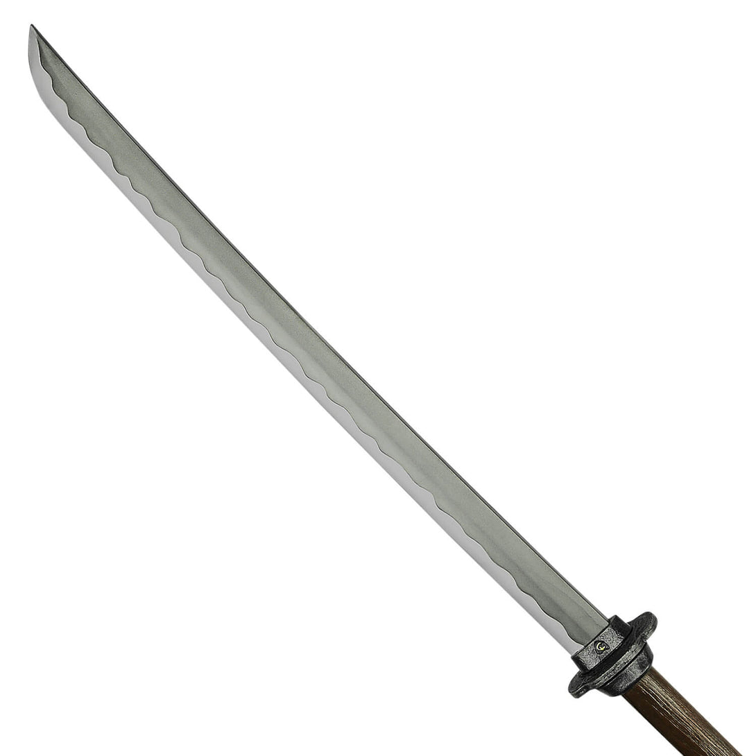 Naginata blade on white background