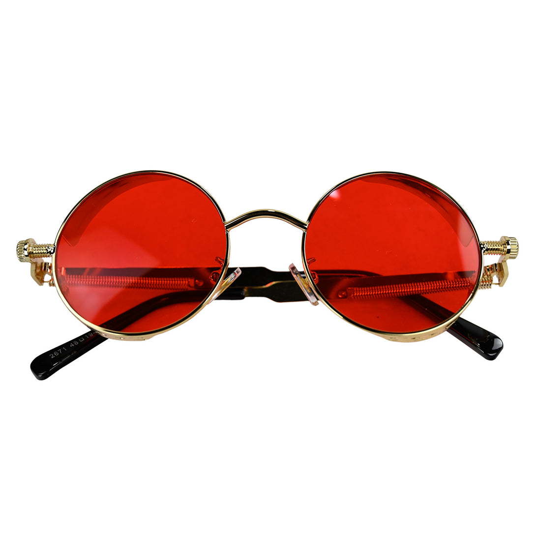 red steampunk goggles Steampunk Glasses for Larp & Reenactments – Calimacil
